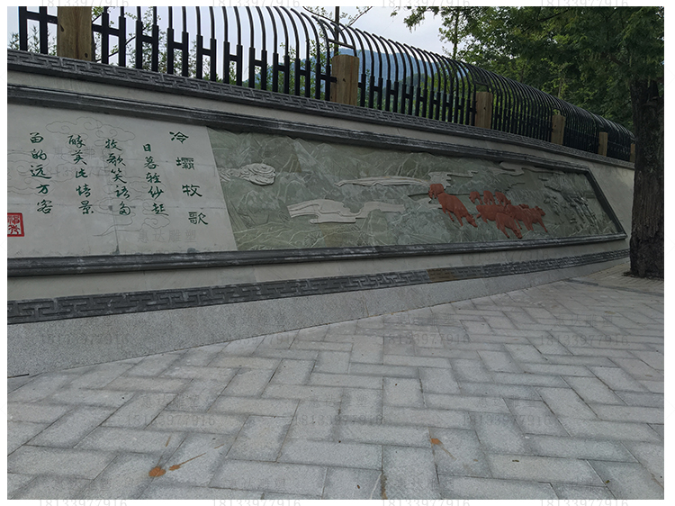 汉中•黎平森林公园砂岩浮雕项目