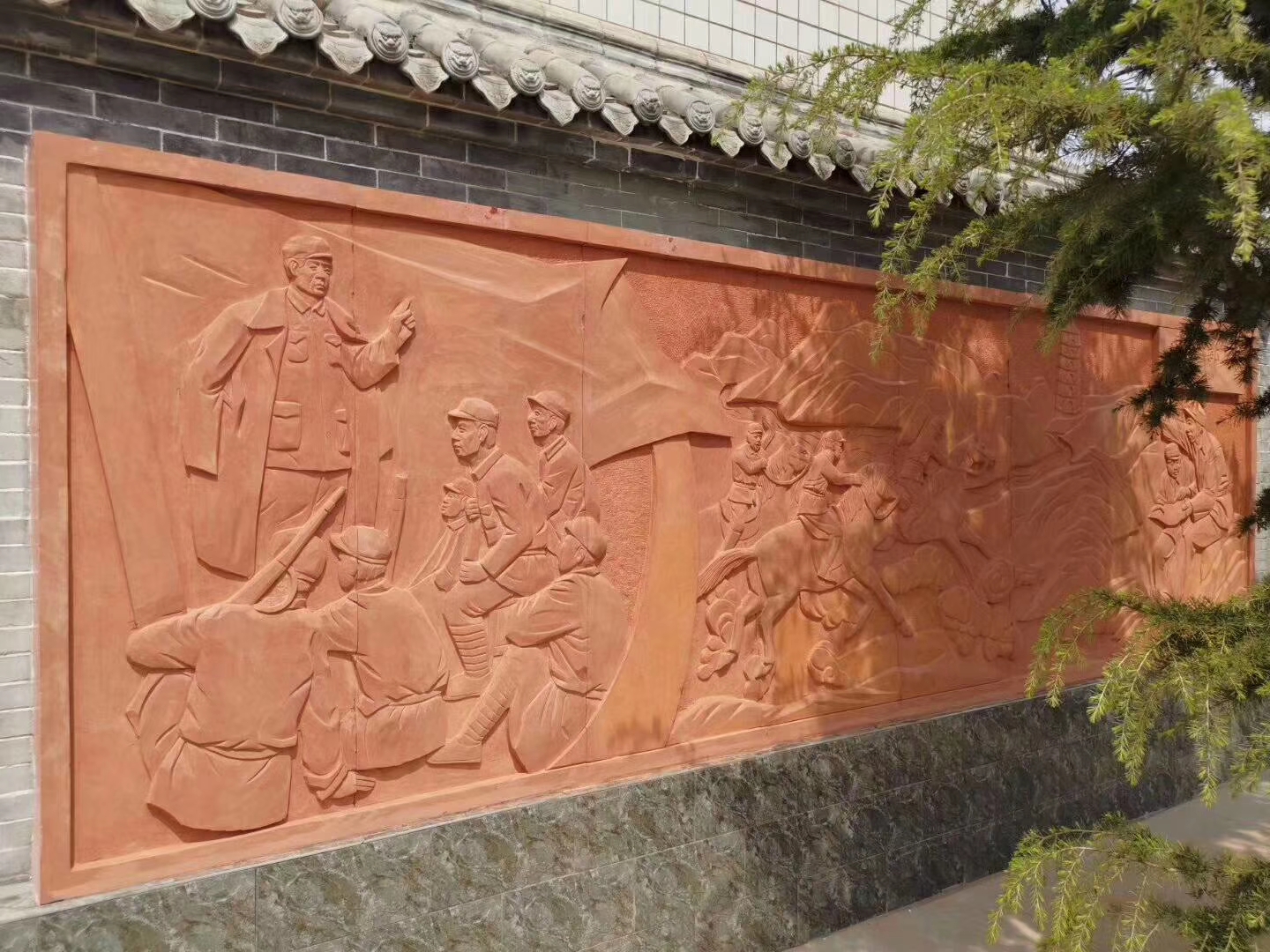 砂岩浮雕