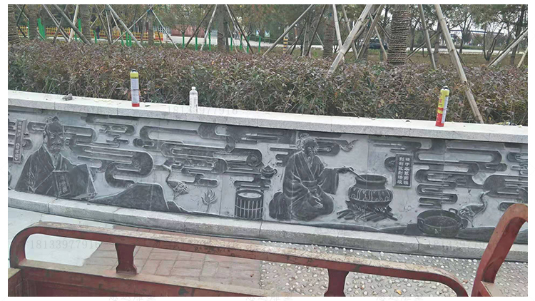 咸阳旬邑青石浮雕