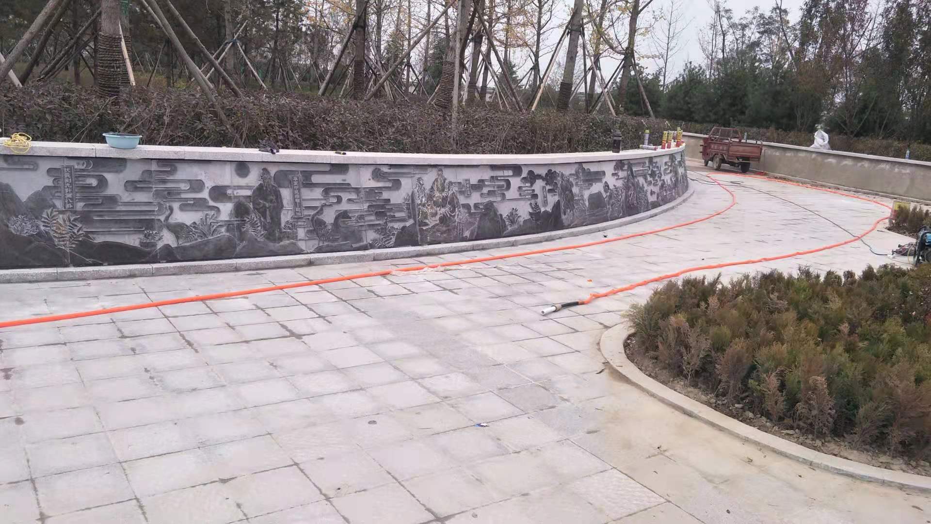 青石浮雕