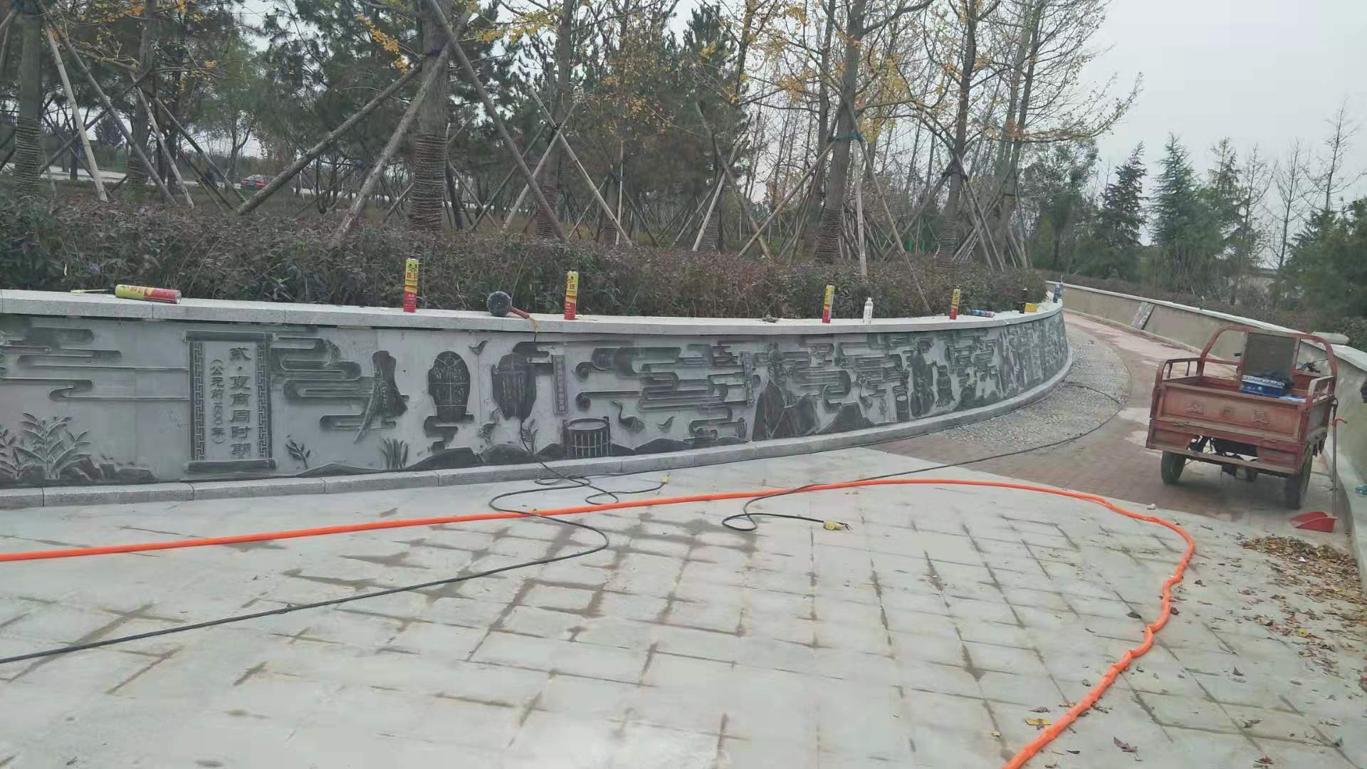 青石浮雕
