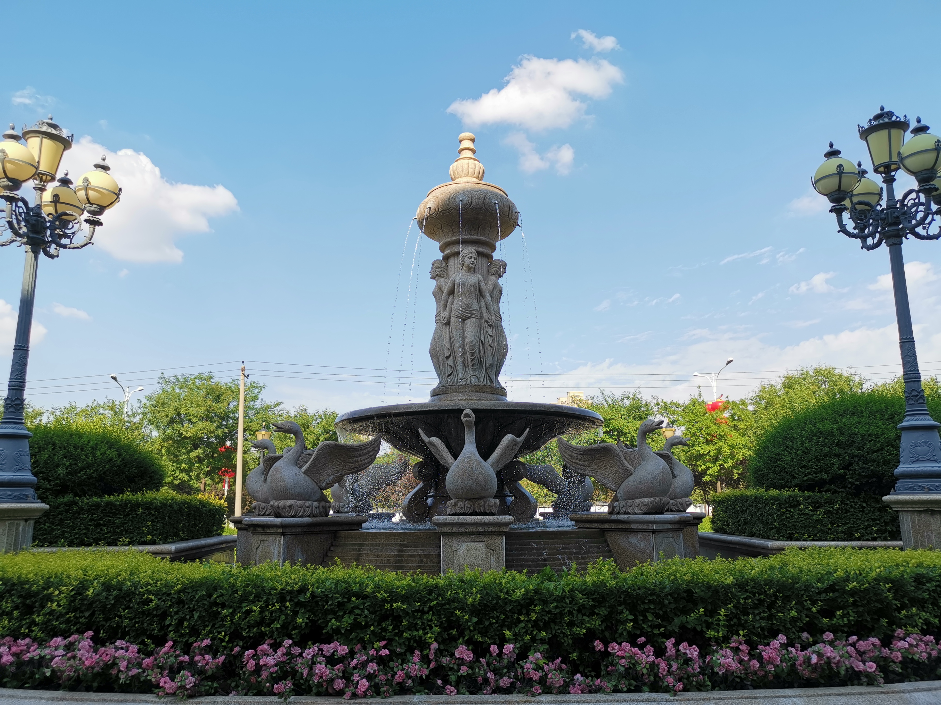 唐顿庄园石材雕塑