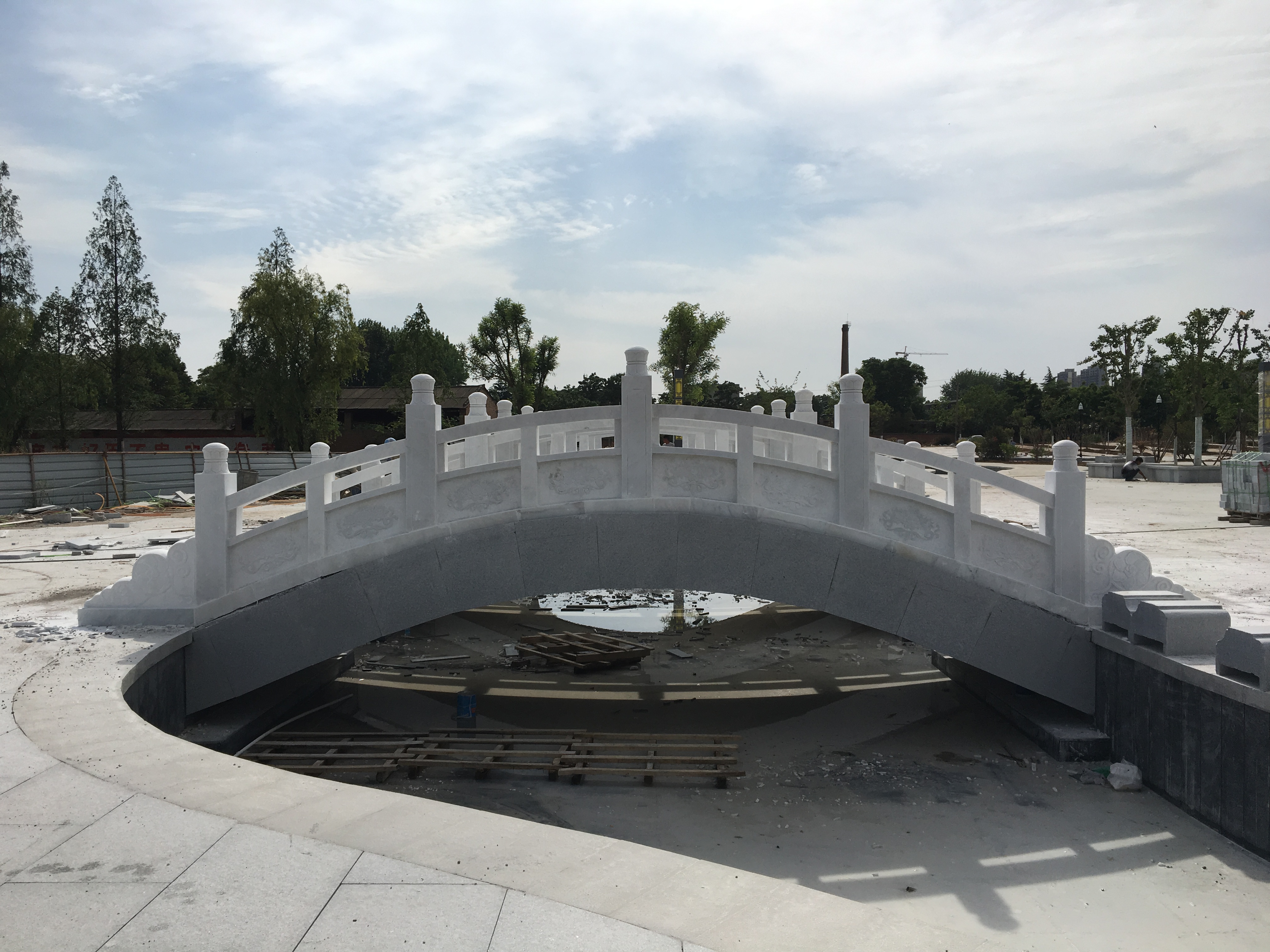 杨凌公园石栏杆